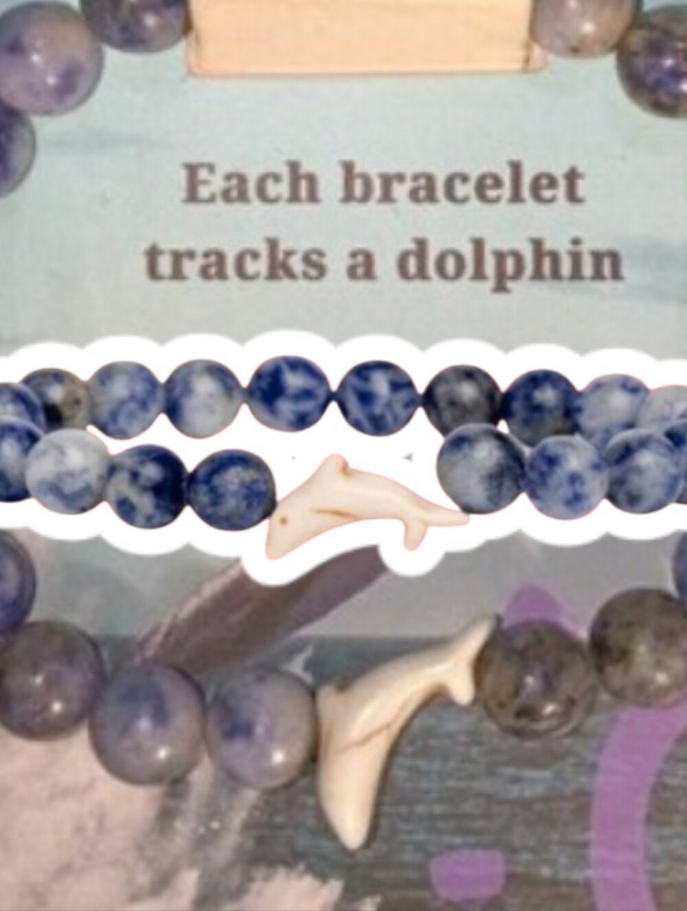 (NWT) fahlo® Odyssey Bracelet (Dolphin) - Coastal Blue